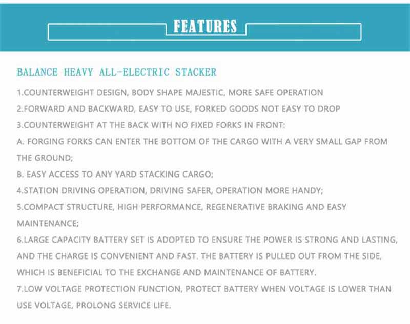 electric lift pallet stacker 1