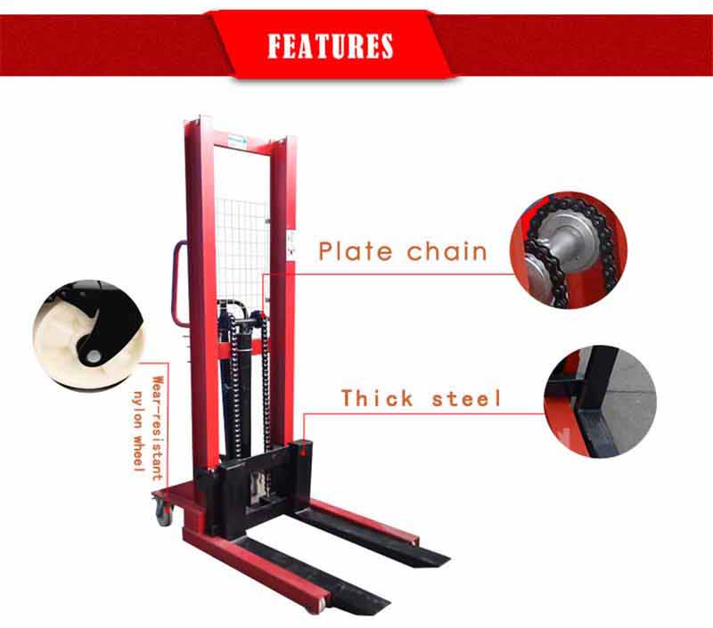 manual stacker pallet truck 2