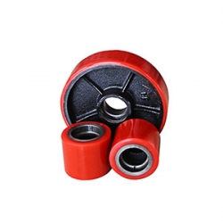  Pallet truck parts manual hydraulic forklift polyurethane wheel