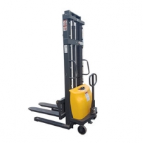 1 ton 1.6 M Semi battery operated pallet stacker automatic lifting stacker