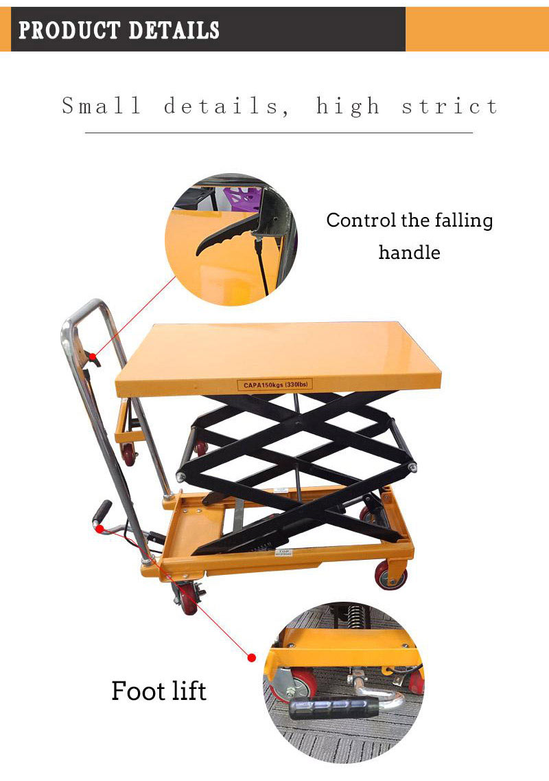 small hydraulic scissor lift 2