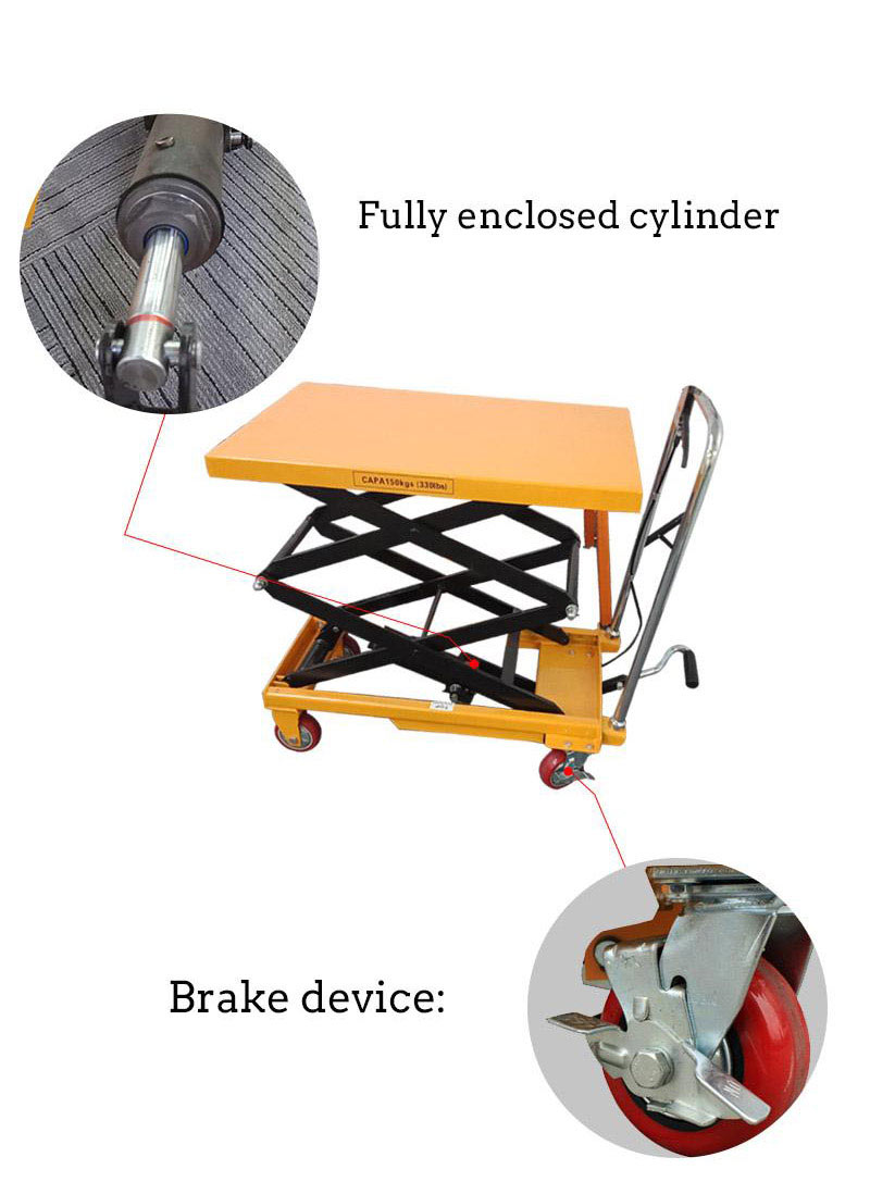 small hydraulic scissor lift 4