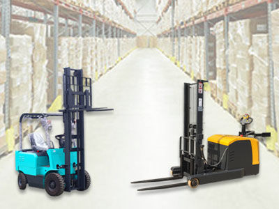 straddle pallet stacker