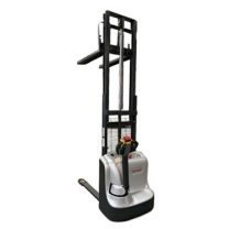 Supply 1.5 ton?2M full electric stacker offset walking battery forklift