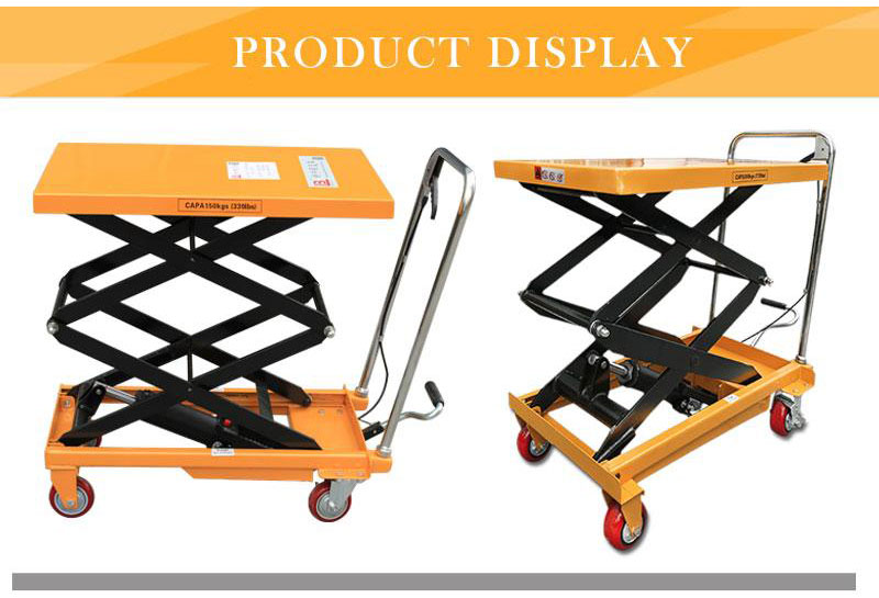 pallet lift table with rollers 3