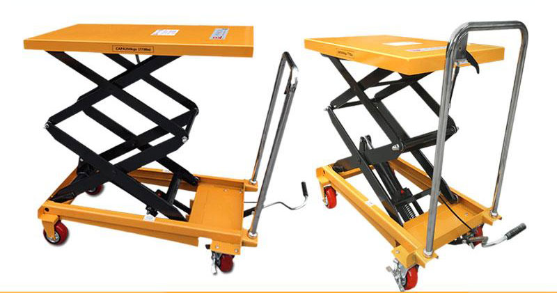 pallet lift table with rollers 4