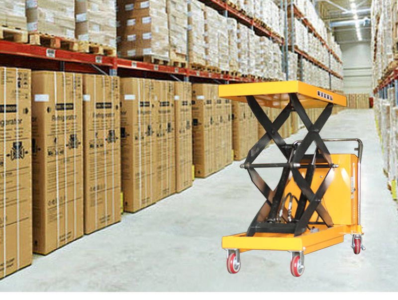 Pallet Lift Table With Rollers 8