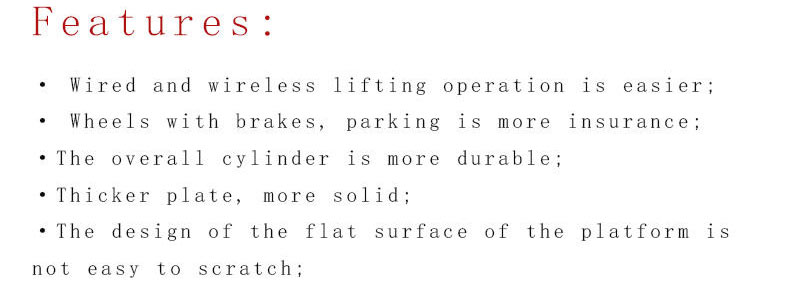 scissor lift work table 8