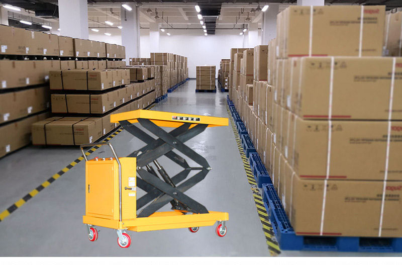 hydraulic scissor lift cart 8