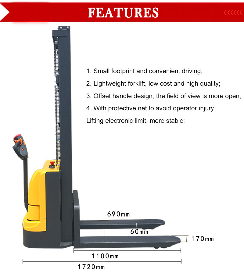 fully electric stacker 2