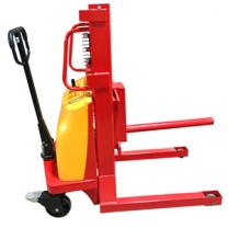 Cylindrical fork roll lift for semi-electric roll lifting equipment 