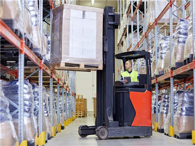 narrow aisle forklift