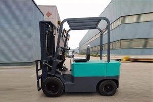 What damage does the rainy season bring to the hydraulic forklift?