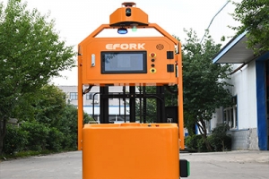 What kind of storage shelves are small electric forklifts?suitable for?