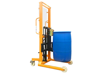 oil drum flipping truck