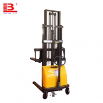 semi electric stacker truck from electric forklift manufacturers china