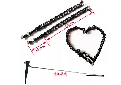 Electric forklift lifting chain