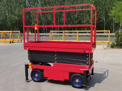 Electric lifting platform truck